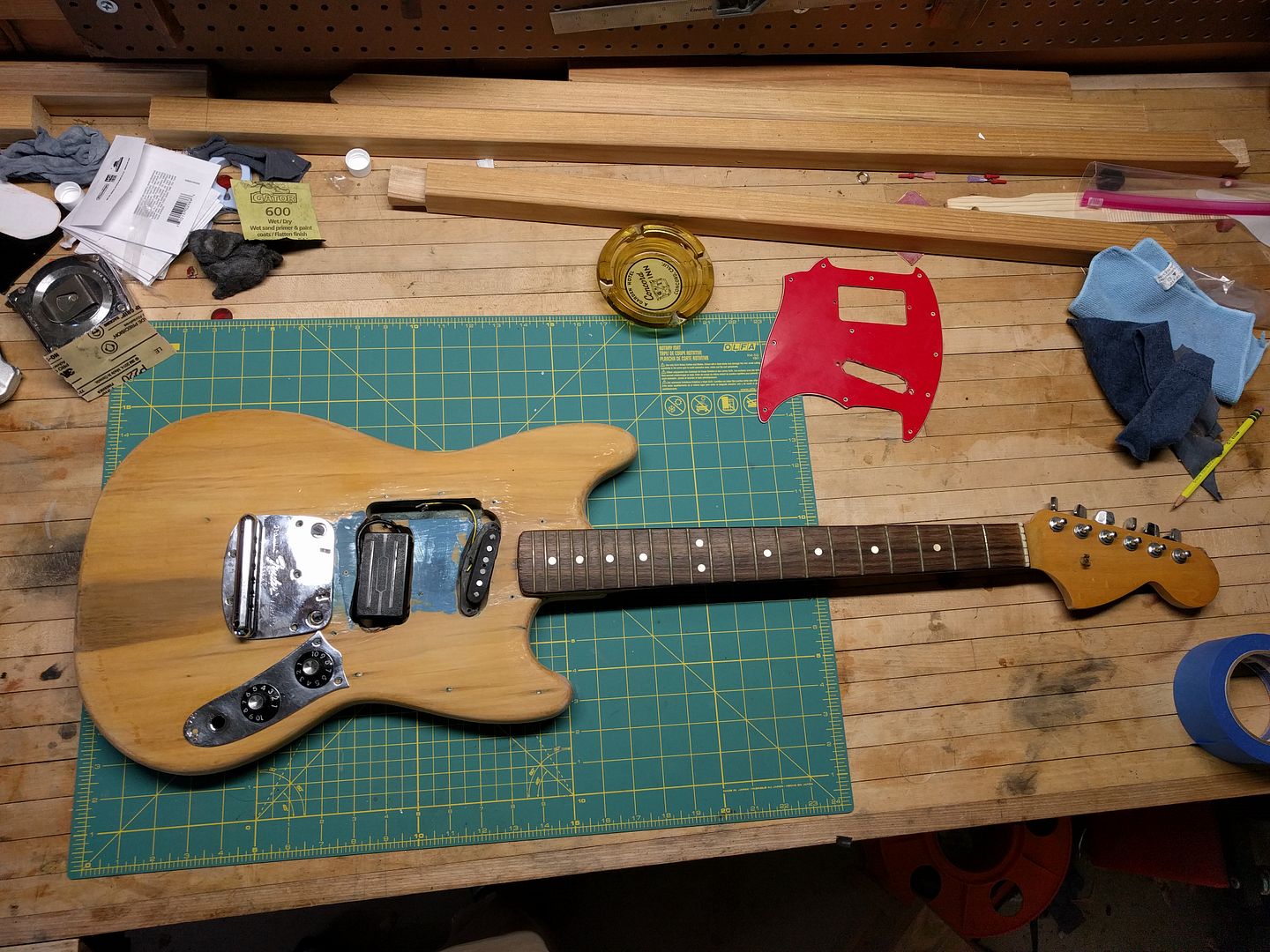 Rescued 1970 Fender Mustang - OffsetGuitars.com